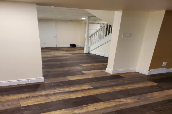 Finished basement renovation