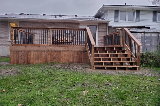 Custom deck and fence build